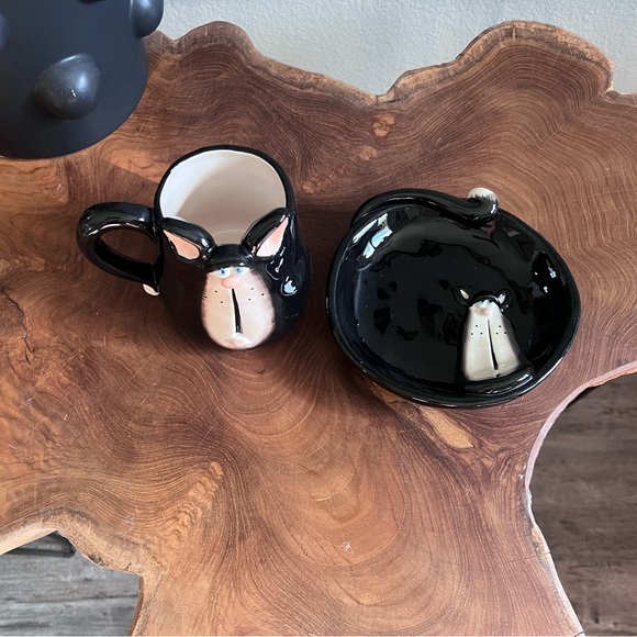 Douglas Harris Cat Mug & Saucer - Picture 2 of 7